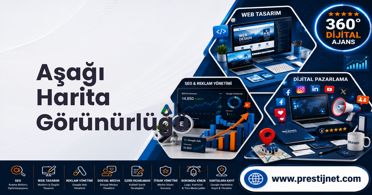 Aşağı Harita Görünürlüğü