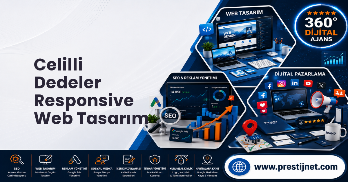 Celilli Dedeler Responsive Web Tasarım