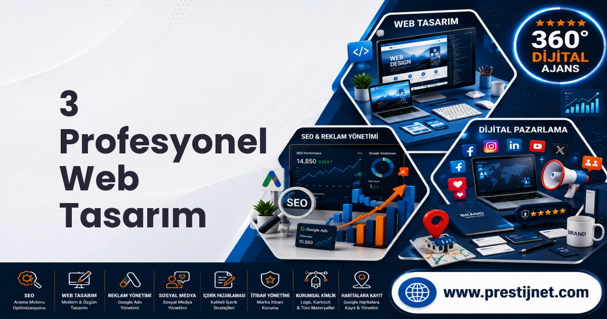 3 Profesyonel Web Tasarım
