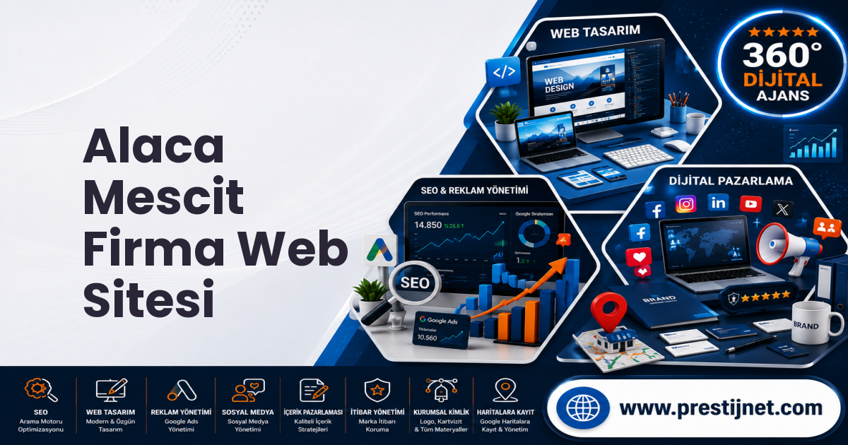 Alaca Mescit Firma Web Sitesi