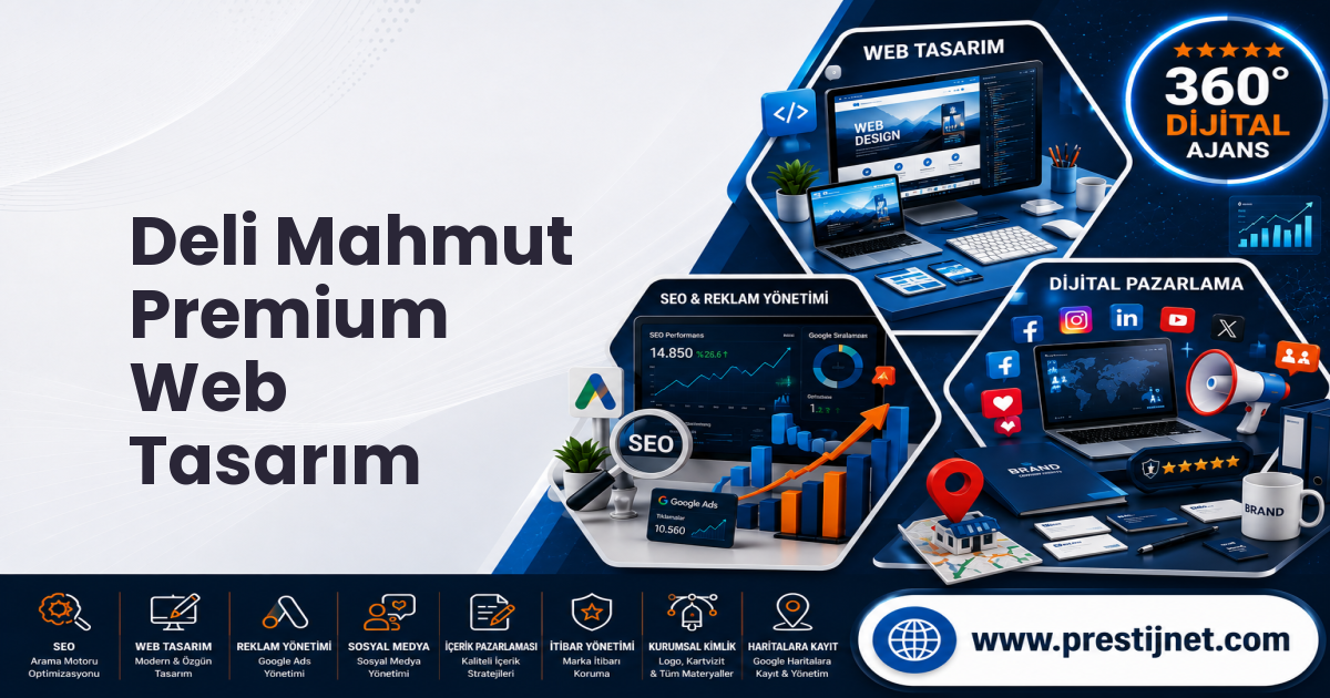 Deli Mahmut Premium Web Tasarım
