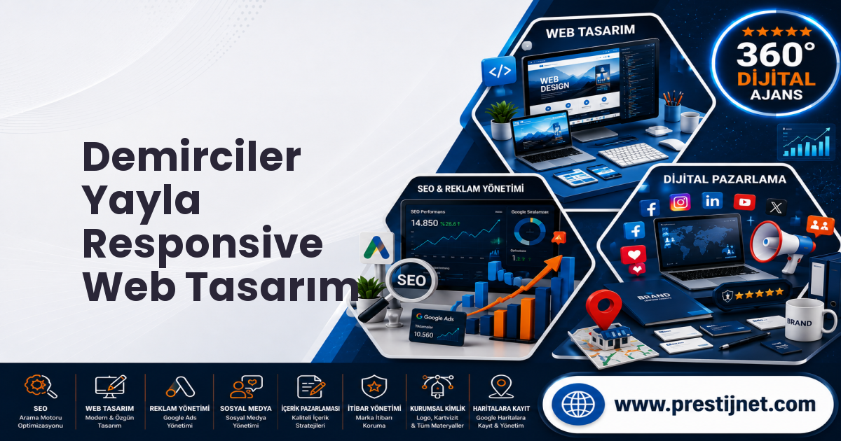 Demirciler Yayla Responsive Web Tasarım