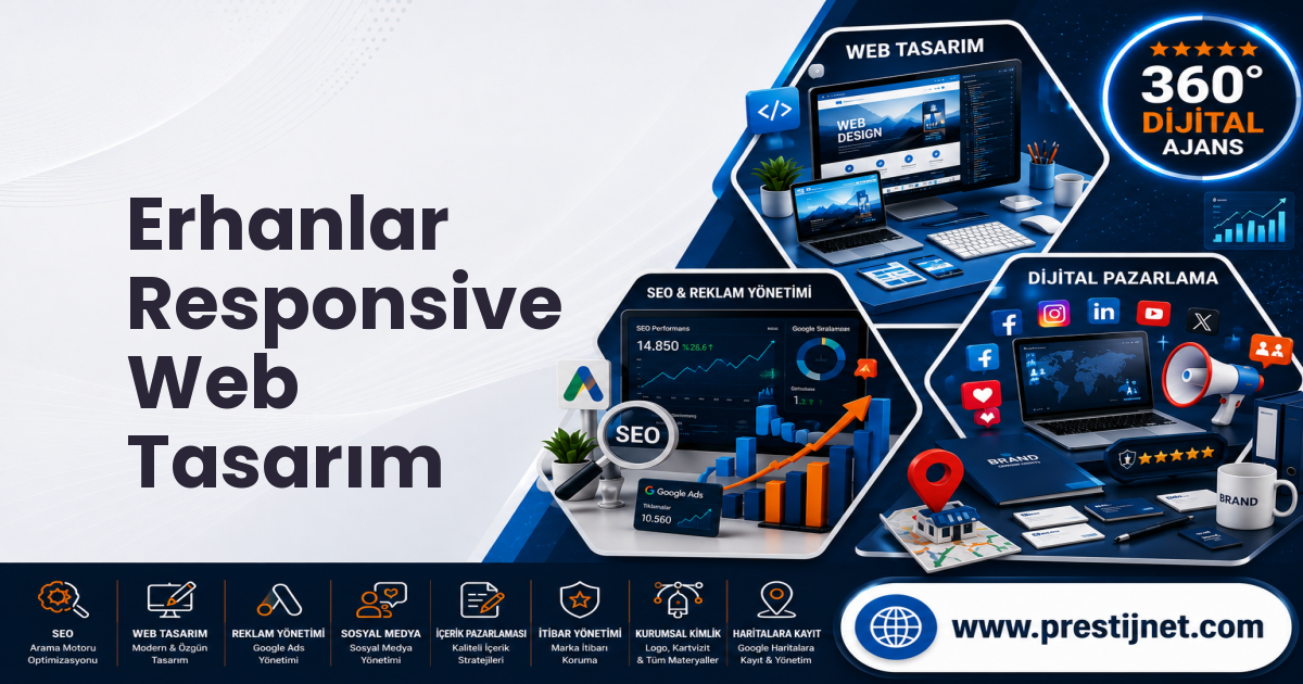 Erhanlar Responsive Web Tasarım