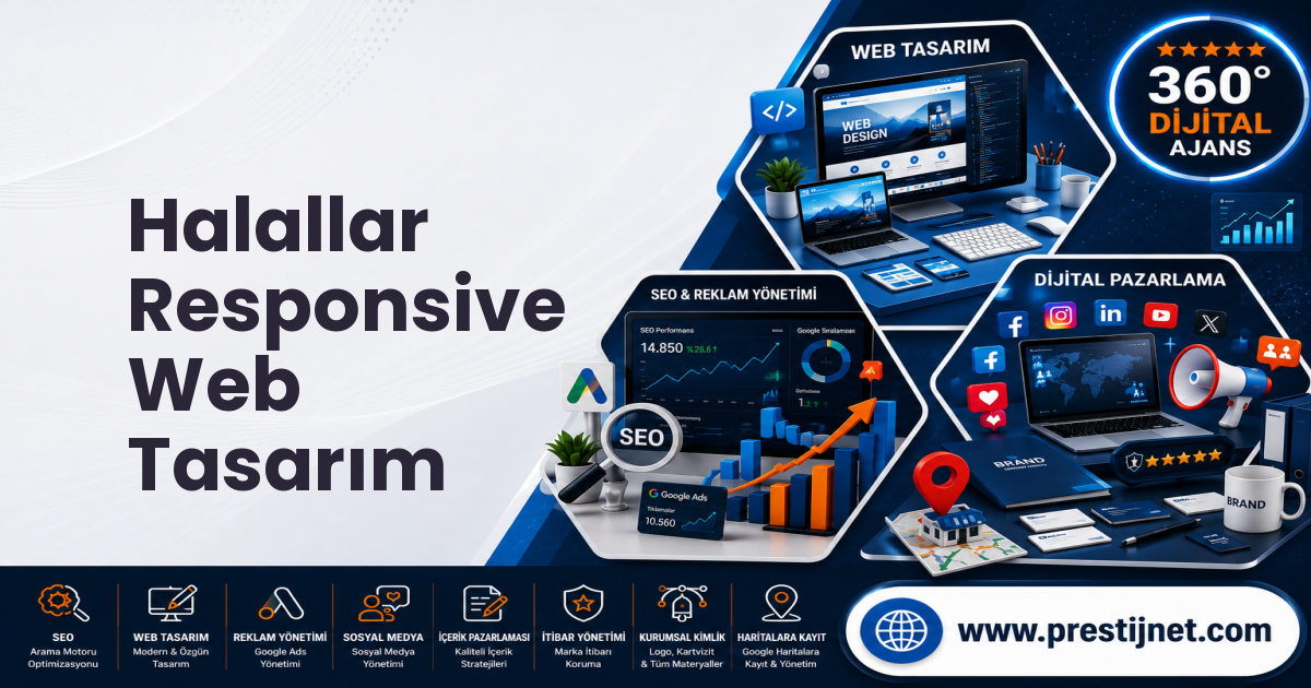 Halallar Responsive Web Tasarım