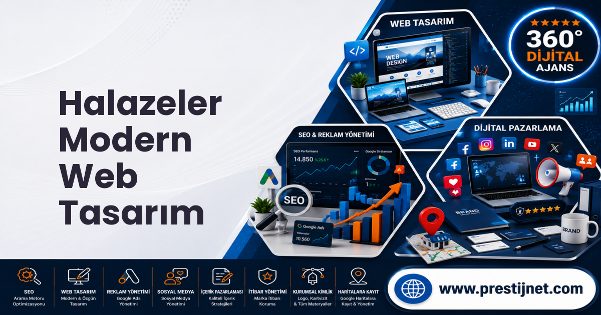 Halazeler Modern Web Tasarım