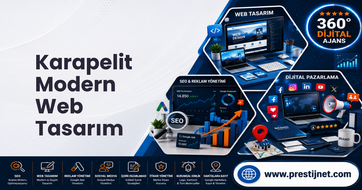 Karapelit Modern Web Tasarım