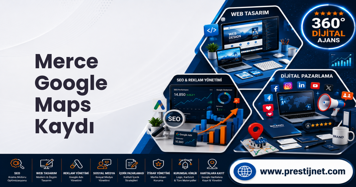 Merce Google Maps Kaydı