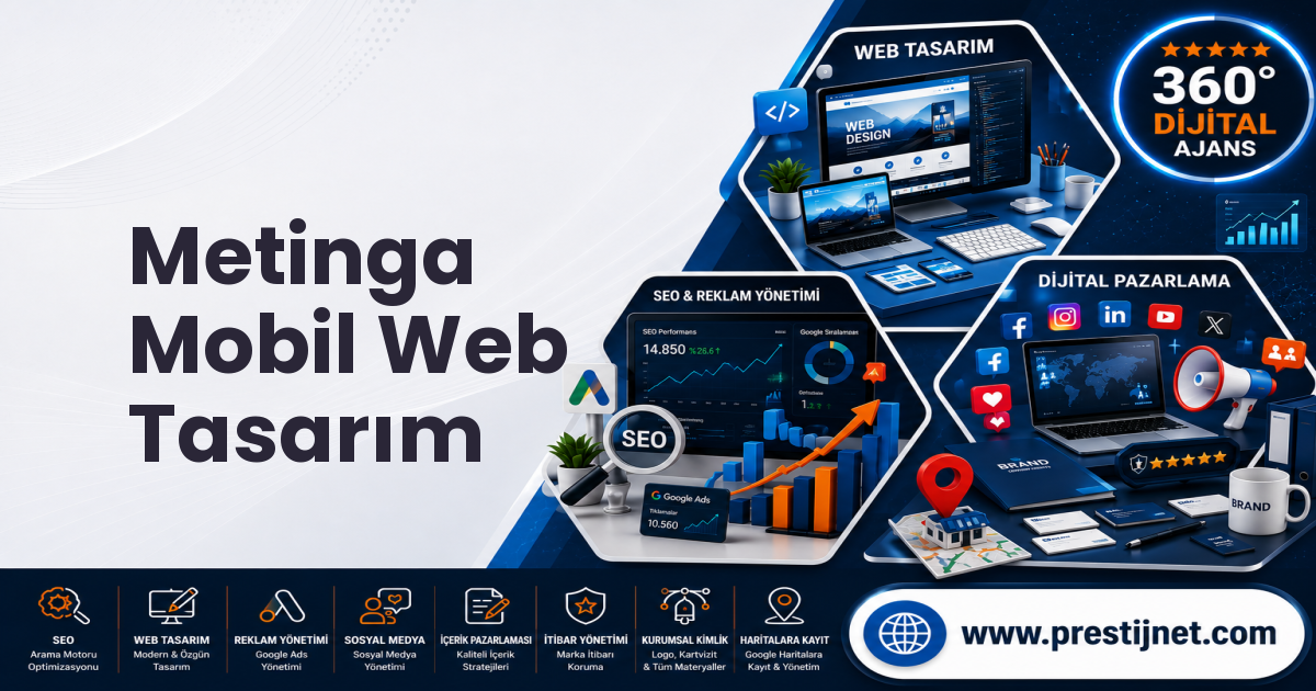 Metinga Mobil Web Tasarım