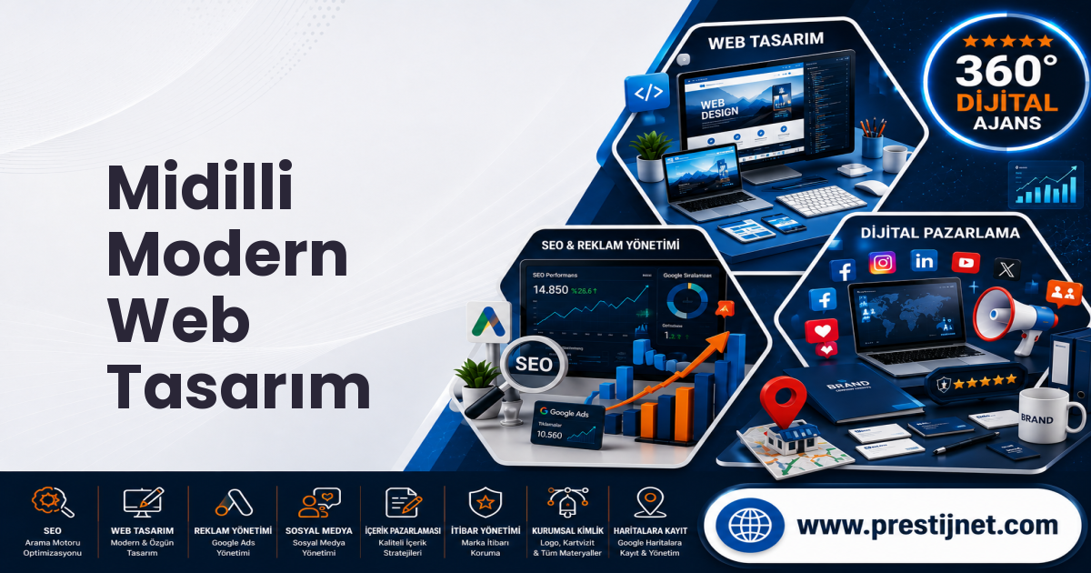 Midilli Modern Web Tasarım