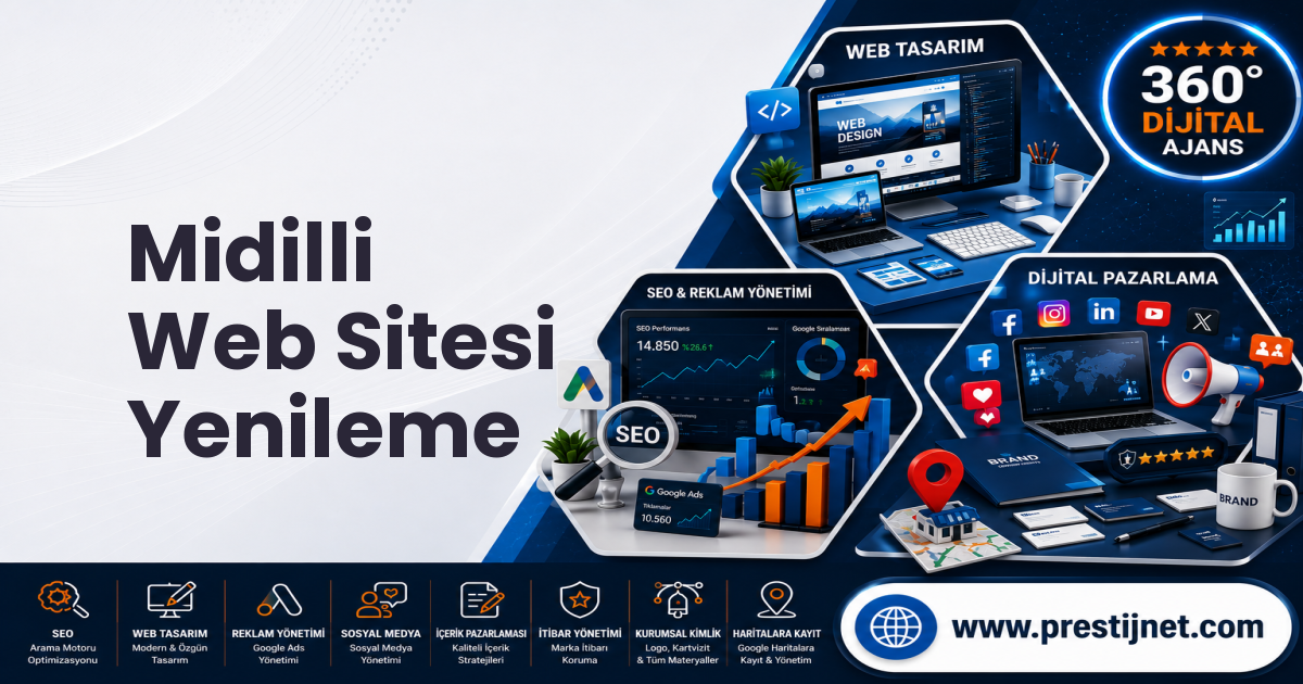Midilli Web Sitesi Yenileme
