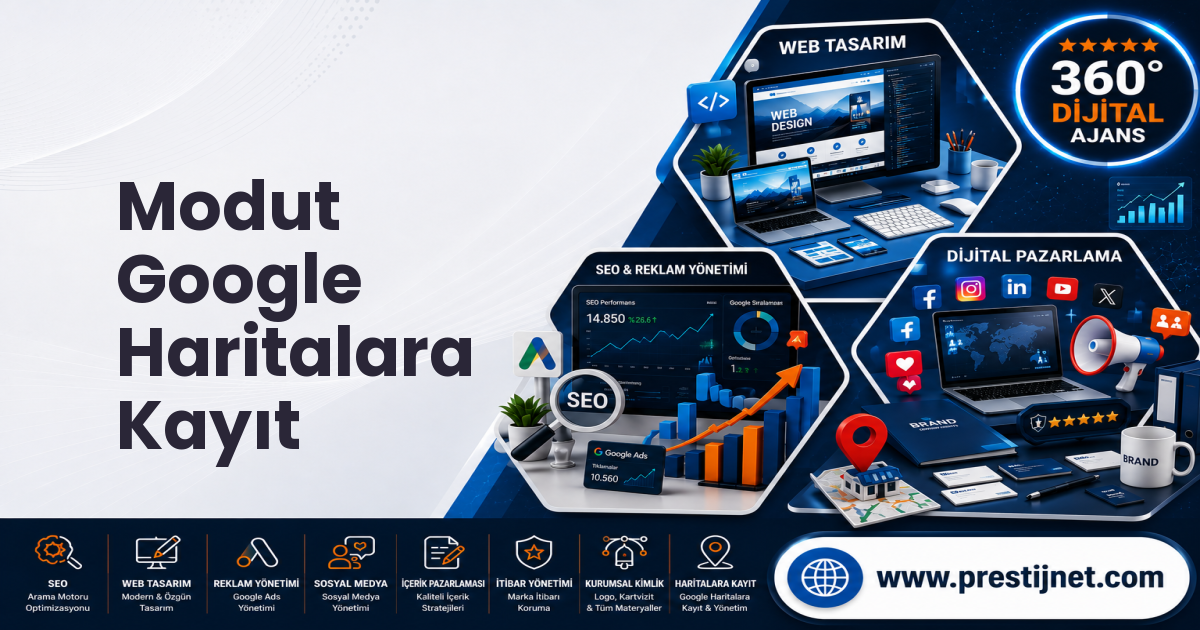 Modut Google Haritalara Kayıt