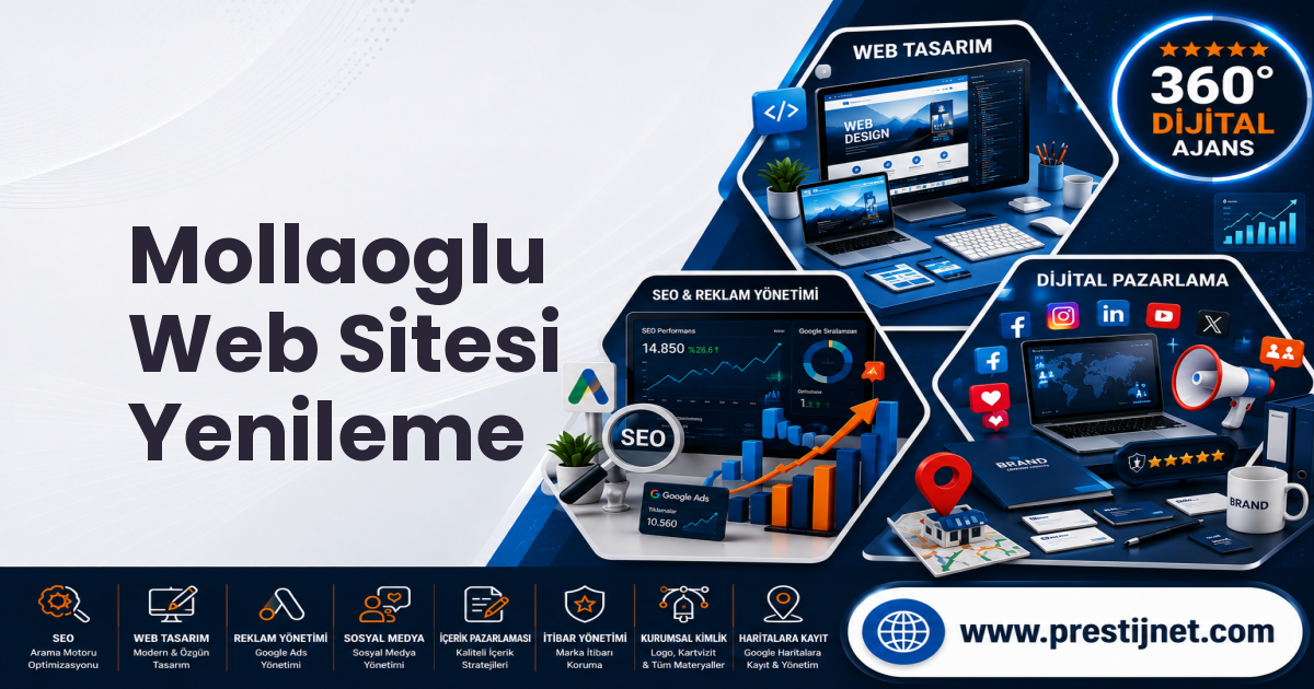 Mollaoglu Web Sitesi Yenileme