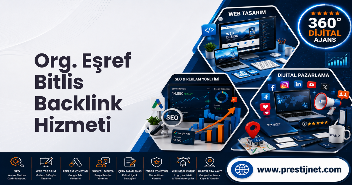 Org. Eşref Bitlis Backlink Hizmeti