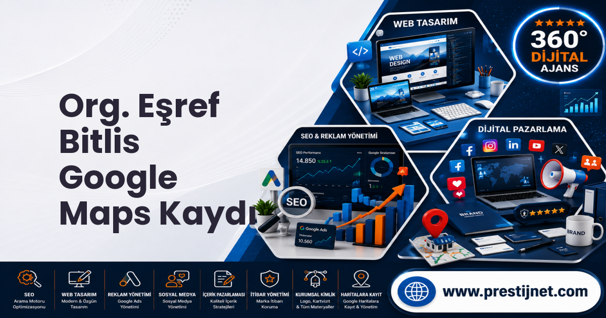 Org. Eşref Bitlis Google Maps Kaydı