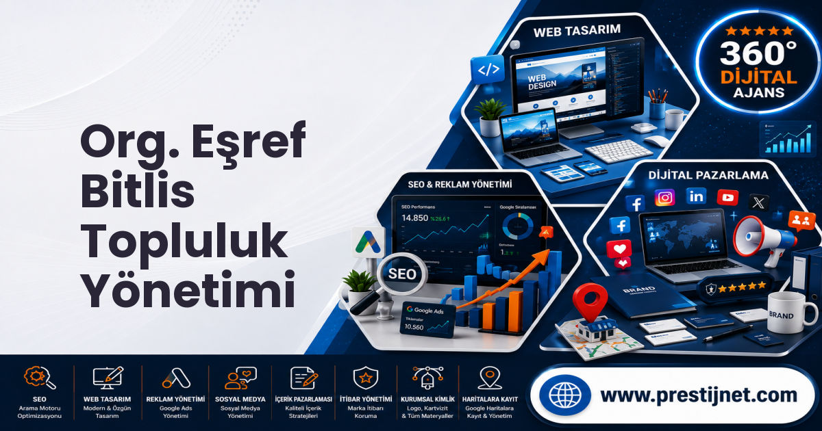 Org. Eşref Bitlis Topluluk Yönetimi