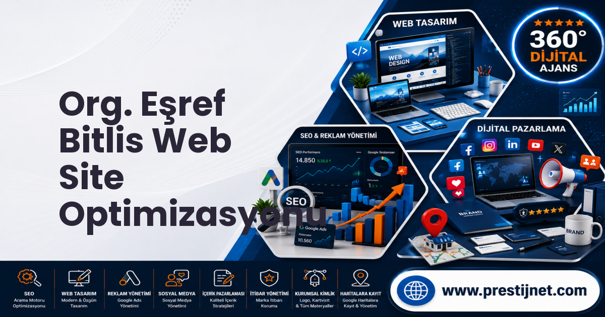 Org. Eşref Bitlis Web Site Optimizasyonu
