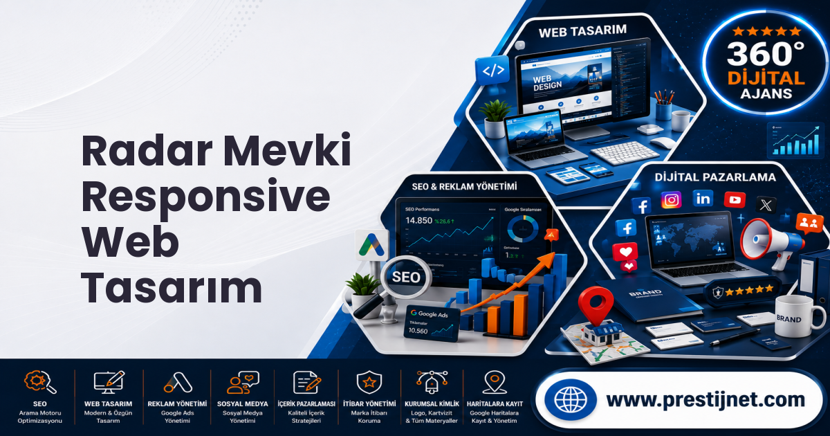 Radar Mevki Responsive Web Tasarım