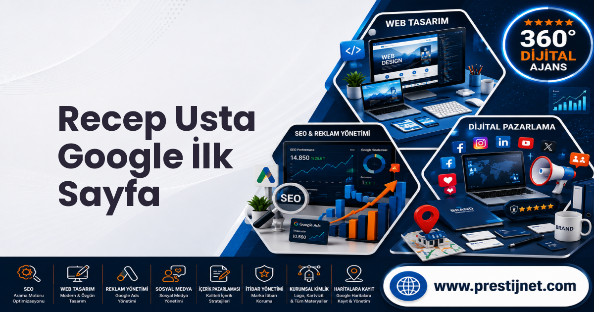 Recep Usta Google İlk Sayfa