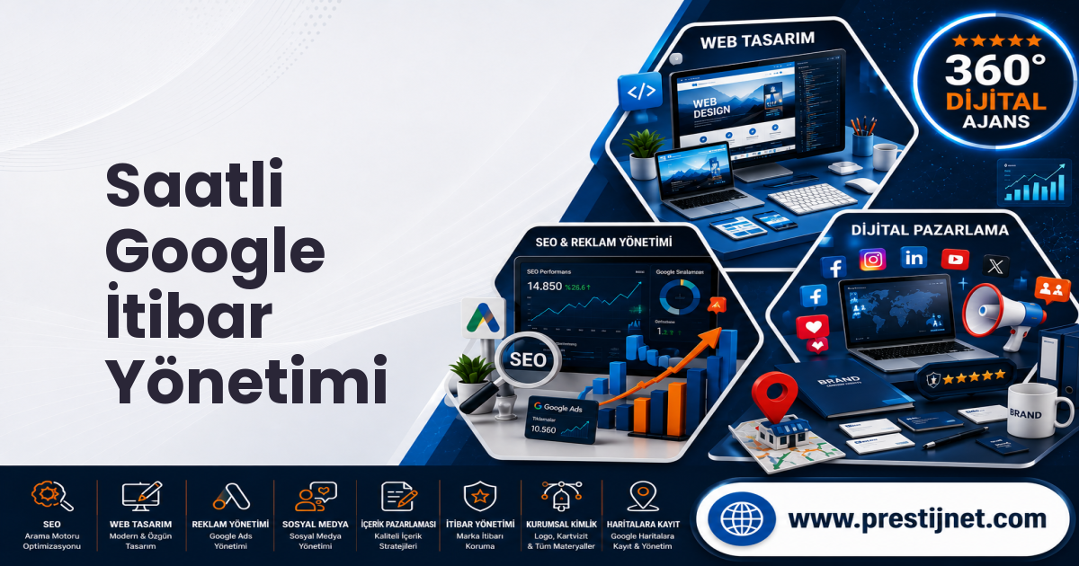 Saatli Google İtibar Yönetimi