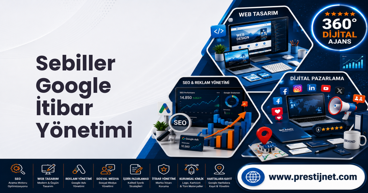 Sebiller Google İtibar Yönetimi