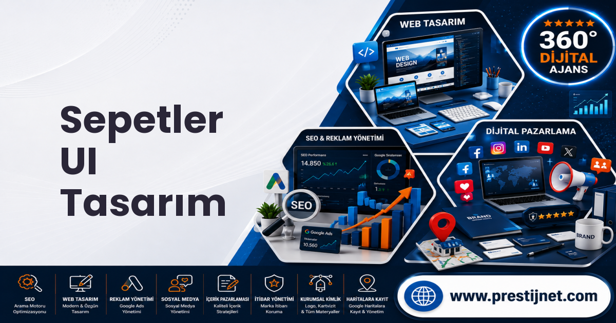 Sepetler UI Tasarım