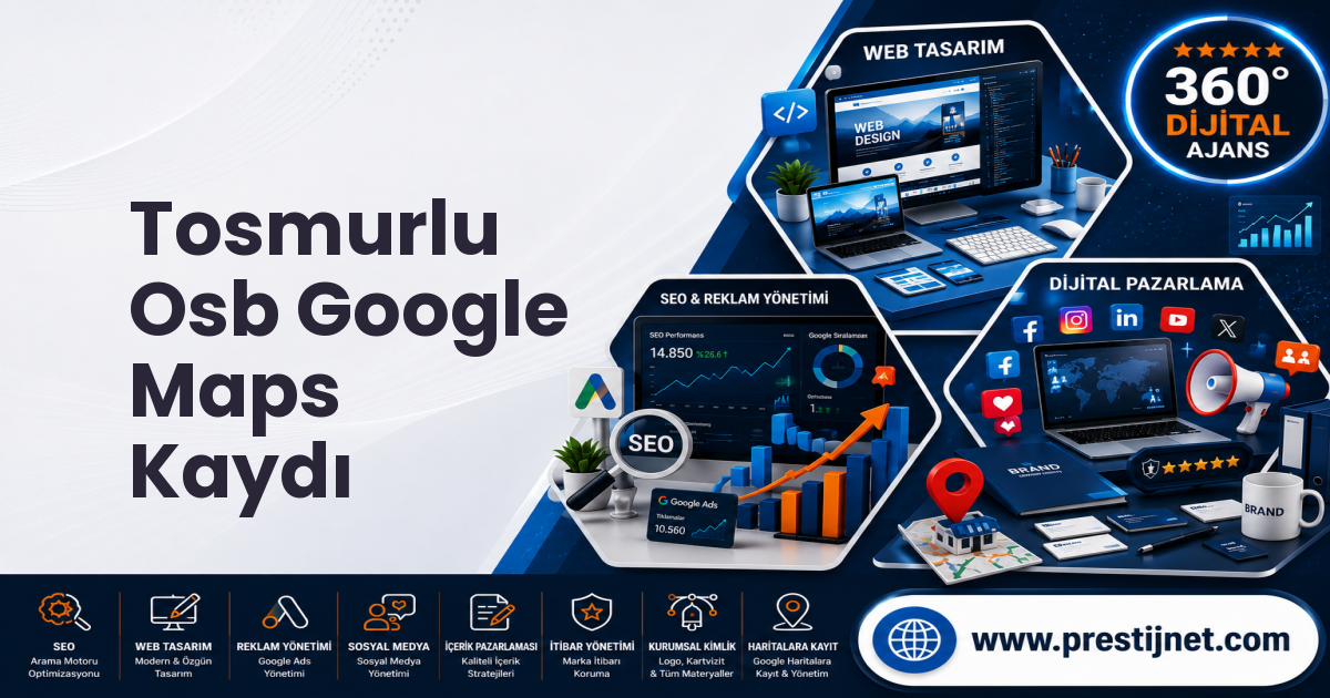 Tosmurlu Osb Google Maps Kaydı