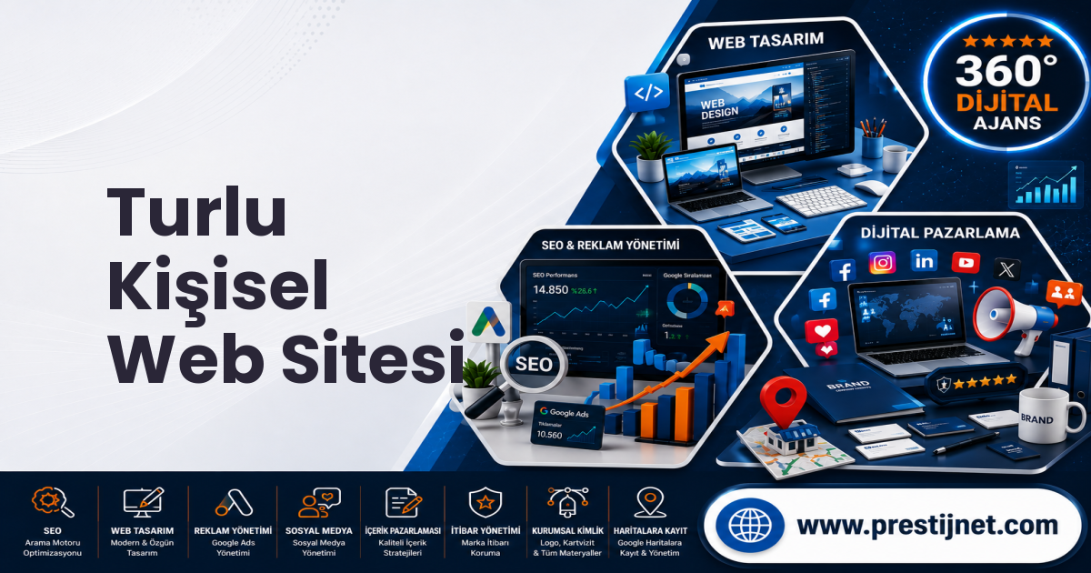 Turlu Kişisel Web Sitesi
