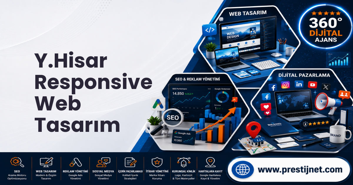 Y.Hisar Responsive Web Tasarım