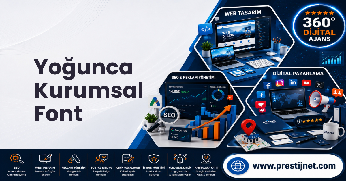 Yoğunca Kurumsal Font