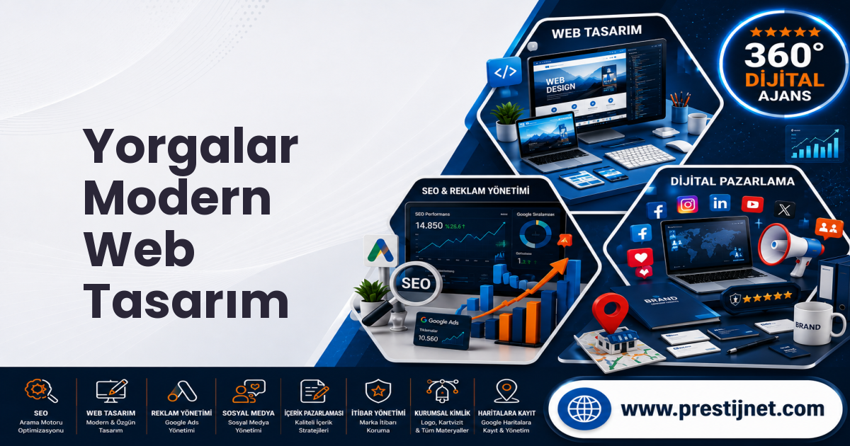 Yorgalar Modern Web Tasarım